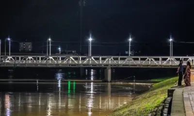 Rio Acre continua em elevação e fica a 15 cm da cota de transbordamento
