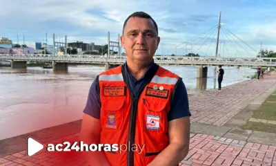 Rio Acre transborda e Defesa Civil alerta para possível agravamento nos próximos dias
