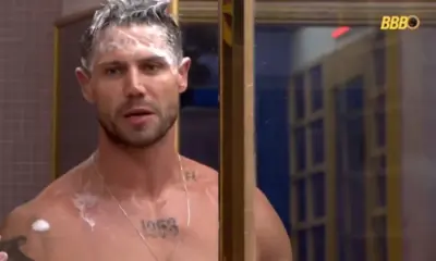BBB 26: Jonas convida sister para tomar banho, que reage: ‘Oh, glória’