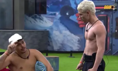 Pedro suja casaco de Marina Sena e Juliano se revolta: ‘Vai tomar no c*’