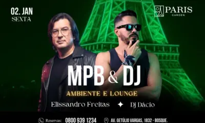 Paris Garden recebe noite de MPB e DJ nesta sexta-feira em Rio Branco