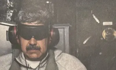 Trump publica foto de Maduro dentro de navio de guerra após captura