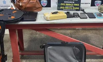 Bombeiro militar é preso com cerca de 1 kg de cocaína em Manacapuru, no AM