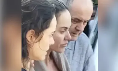 Vídeo: mãe de criança morta em tragédia de Itumbiara deixa velório abraçada com pai dela