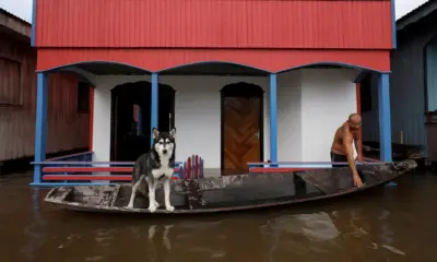 Cheia de rios amazônicos deixa 35 cidades em alerta e emergência