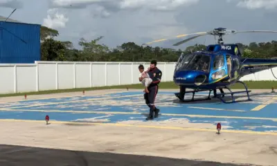 Samu e Ciopaer resgatam criança picada de cobra em área de difícil acesso em Cruzeiro do Sul