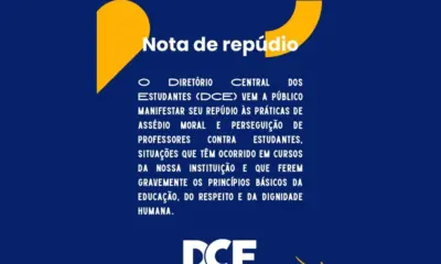 DCE da Ufac divulga nota de repúdio contra assédio moral no ambiente acadêmico