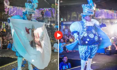 Candidato a Rei Momo homenageia Nathy Housthon em Rio Branco