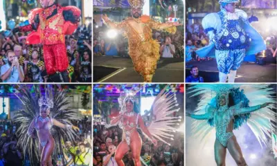 Candidatos a Rei Momo e Rainha se apresentam e mostram o samba no pé