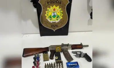 Investigação da Polícia Civil resulta em prisão e apreensão de fuzil na fronteira