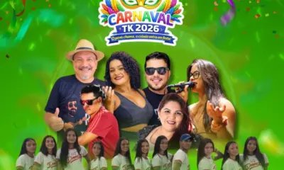 Carnaval de Tarauacá terá bandas, baile infantil e DJs na Praça Alton Furtado; veja programação