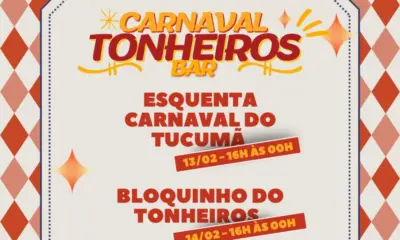 Com três dias de festa, Tonheiros Bar confirma programação de Carnaval