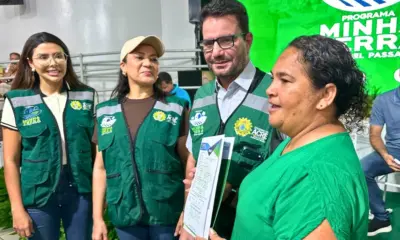 Governo do Acre e prefeitura de Cruzeiro do Sul entregam mais de 380 títulos definitivos