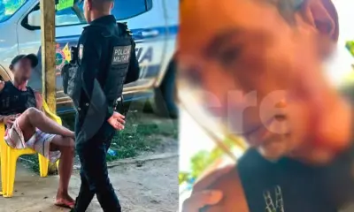 Mulher atinge homem com garrafada no rosto em Manoel Urbano