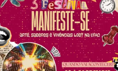 Inscrições para oficinas e mesas do Festival Manifeste-se estão abertas na Ufac