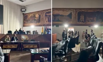 Apagão suspende trabalhos na Aleac e Tchê não consegue encerrar discurso