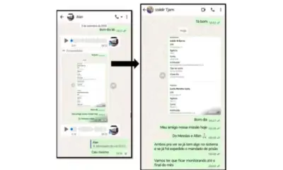 Operação Erga Omnes: prints indicam troca de informações entre núcleo político do CV e servidor do TJAM
