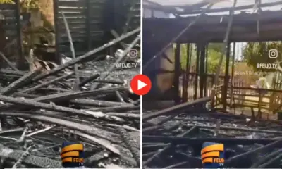 Incêndio consome residência e causa destruição total em Feijó