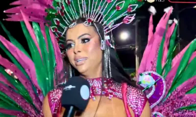 Rainha e foliãs do Unidos do Fuxico destacam expectativa sobre desfile