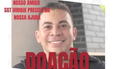 PM ferido em acidente na estrada de Porto Acre precisa de doação de sangue