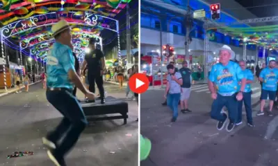 Bocalom cai na folia e pula corda com público no Carnaval de Rio Branco