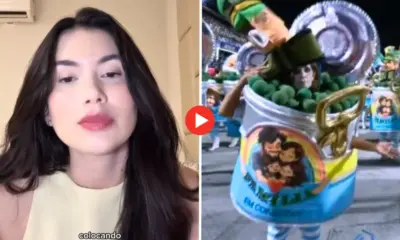 Agora conservadora, influenciadora acreana critica escola de samba do RJ