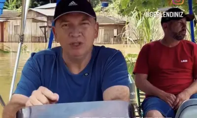 Gerlen vistoria áreas alagadas  e anuncia assistência a famílias atingidas pela cheia