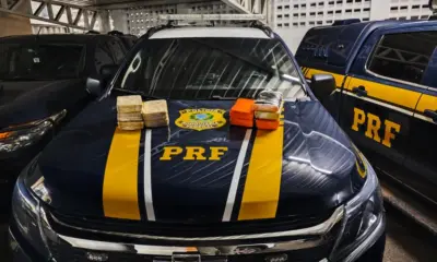 PRF apreende 10 kg de cocaína em fundo falso de carro no Bujari