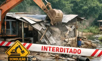 Justiça manda demolir lava-jato instalada em área de preservação