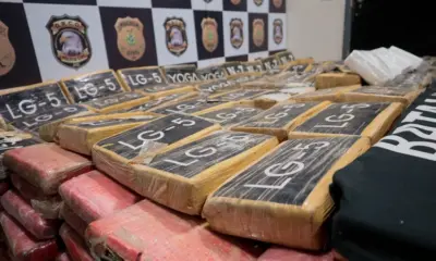 Amazonas apreende 5,4 toneladas de drogas em cinco dias