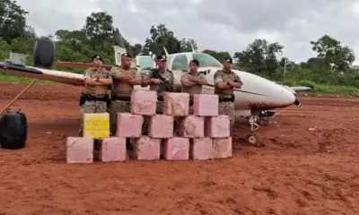 PM intercepta avião com 500 kg de pasta base e quatro suspeitos morrem em operação no Tocantins