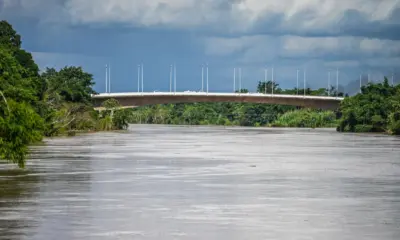Nível do Rio Acre segue em queda e atinge 11,95 metros nesta sexta