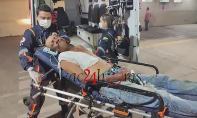 Colisão entre moto e animal deixa homem ferido na Estrada de Porto Acre