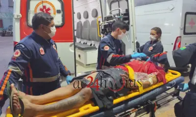 Colisão entre motocicletas deixa duas pessoas feridas na Rodovia AC-10