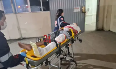 Colisão entre carro e moto deixa jovem com fratura no bairro Rui Lino, em Rio Branco