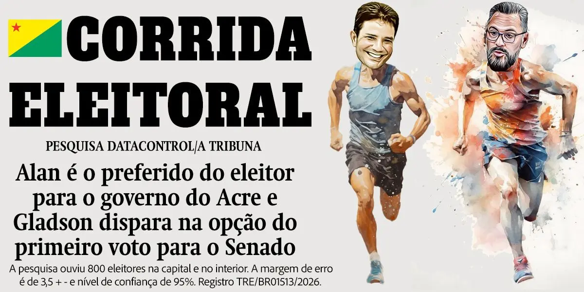 Pesquisa aponta Alan Rick liderando para o governo e Gladson em 1º na disputa do Senado