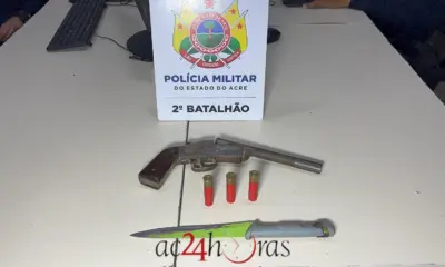 Ação do Tático do 2º Batalhão resulta em prisão por porte ilegal de arma