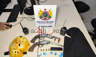 Jovens são apreendidos com armas, munições e drogas na Cidade do Povo