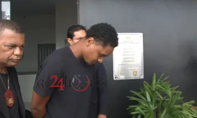 Jogador do Vasco-AC investigado por estupro se apresenta à Polícia Civil em Rio Branco