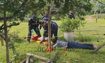 Bandido é baleado ao trocar tiros com a Policiais Militares no Segundo Distrito