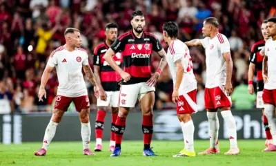 Em noite de festa para Paquetá, Flamengo só empata com Inter no Maracanã