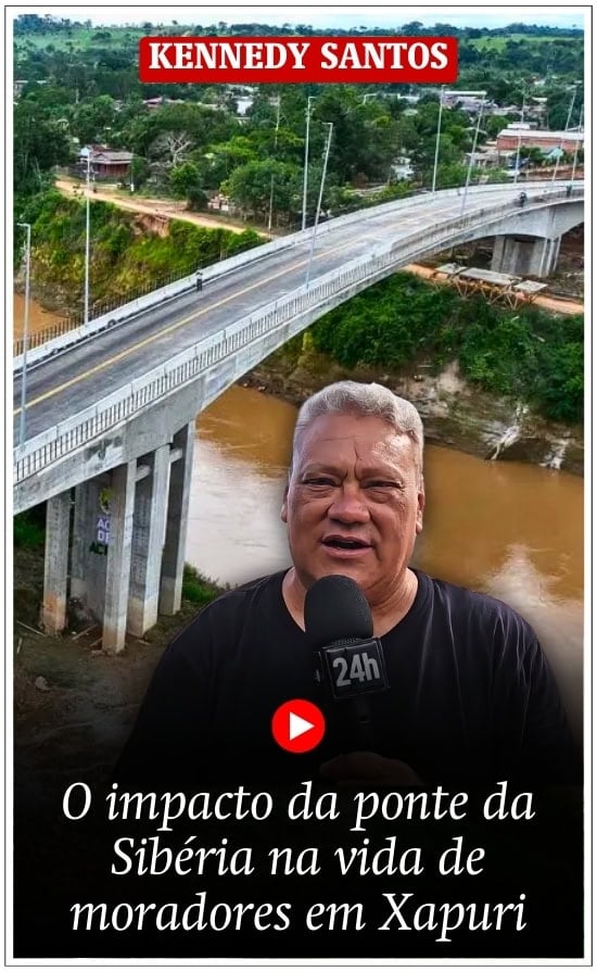 O impacto da ponte da Sibéria na vida de moradores em Xapuri