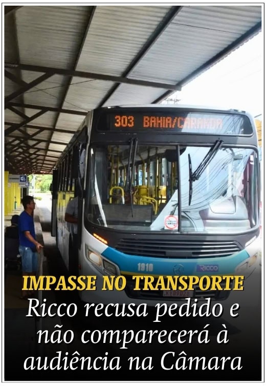 Ricco recusa pedido e não comparecerá à audiência na Câmara