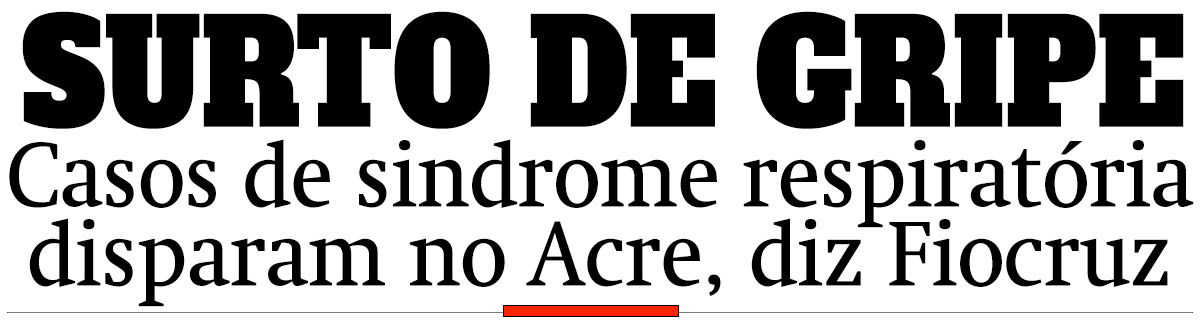Casos de sindrome respiratória disparam no Acre