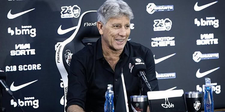 “Com muito tesão”, dispara Renato Gaúcho em apresentação pelo Vasco; Vídeo